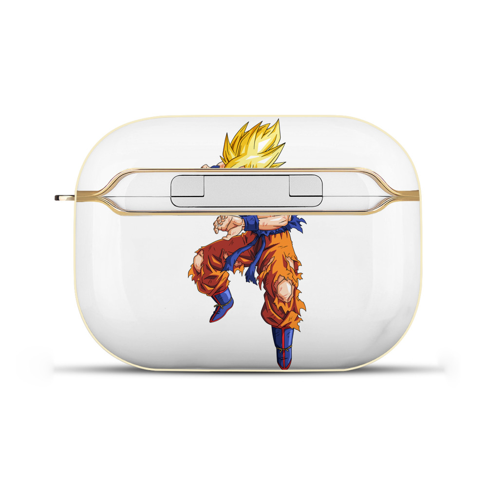 （画像用） ドラゴンボール 孫悟空（そん ごくう）Son Goku カカロット DRAGON BALL Kakarotto 【AirPods Pro用】ハードシェル保護ケース｜耐衝撃・防指紋・カラビナ付き商品仕様