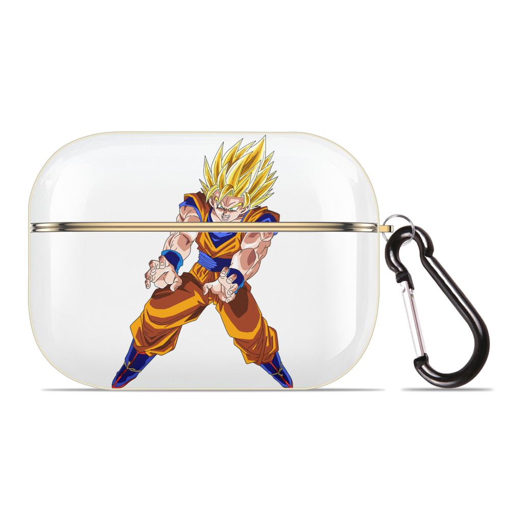 （画像用） ドラゴンボール 孫悟空（そん ごくう）Son Goku カカロット DRAGON BALL Kakarotto 【AirPods Pro用】ハードシェル保護ケース｜耐衝撃・防指紋・カラビナ付き商品仕様