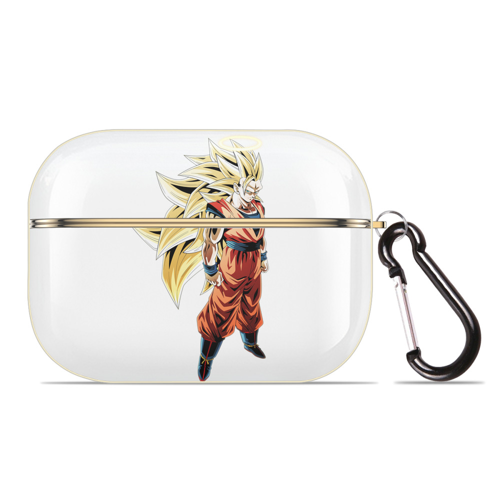 （画像用） ドラゴンボール 孫悟空（そん ごくう）Son Goku カカロット DRAGON BALL Kakarotto 【AirPods Pro用】ハードシェル保護ケース｜耐衝撃・防指紋・カラビナ付き商品仕様