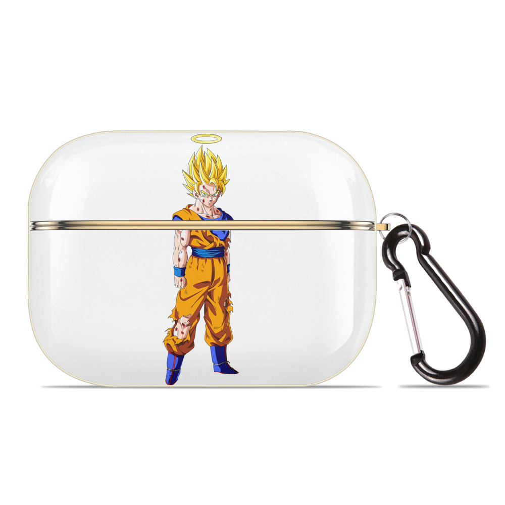 （画像用） ドラゴンボール 孫悟空（そん ごくう）Son Goku カカロット DRAGON BALL Kakarotto 【AirPods Pro用】ハードシェル保護ケース｜耐衝撃・防指紋・カラビナ付き商品仕様