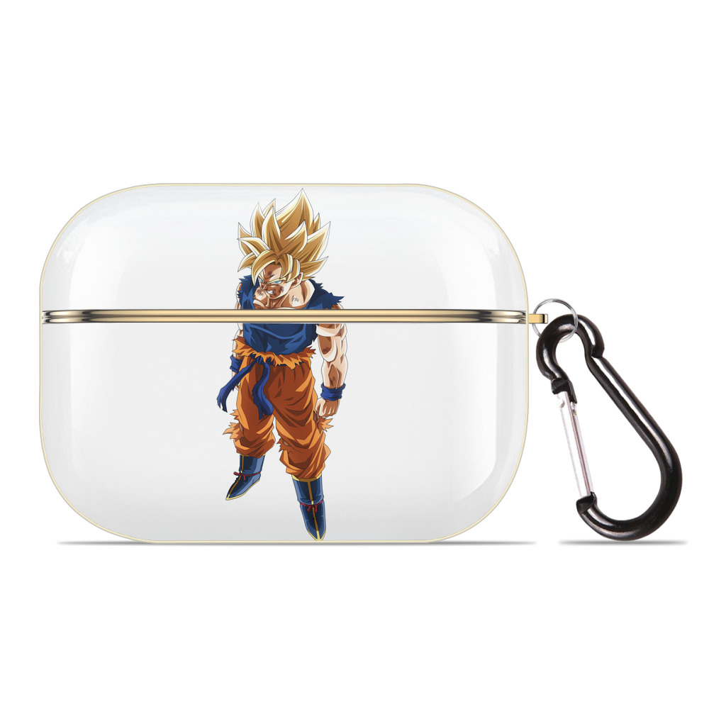 （画像用） ドラゴンボール 孫悟空（そん ごくう）Son Goku カカロット DRAGON BALL Kakarotto 【AirPods Pro用】ハードシェル保護ケース｜耐衝撃・防指紋・カラビナ付き商品仕様