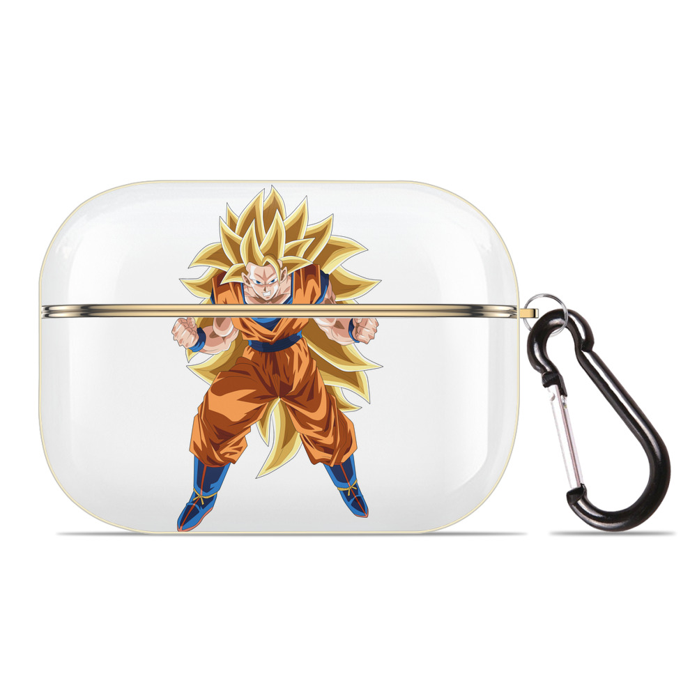 （画像用） ドラゴンボール 孫悟空（そん ごくう）Son Goku カカロット DRAGON BALL Kakarotto 【AirPods Pro用】ハードシェル保護ケース｜耐衝撃・防指紋・カラビナ付き商品仕様