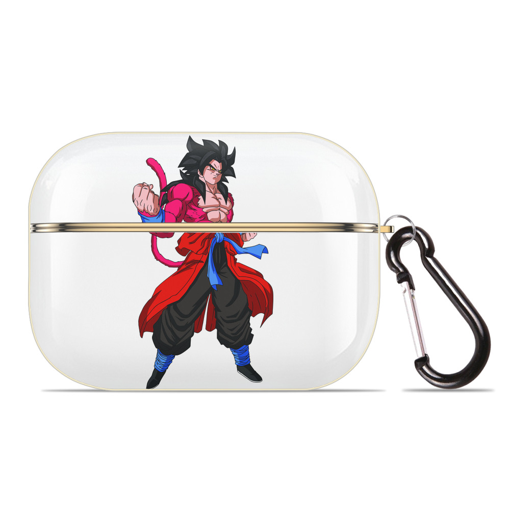 （画像用） ドラゴンボール 孫悟空（そん ごくう）Son Goku カカロット DRAGON BALL Kakarotto 【AirPods Pro用】ハードシェル保護ケース｜耐衝撃・防指紋・カラビナ付き商品仕様