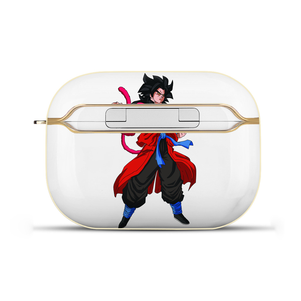 （画像用） ドラゴンボール 孫悟空（そん ごくう）Son Goku カカロット DRAGON BALL Kakarotto 【AirPods Pro用】ハードシェル保護ケース｜耐衝撃・防指紋・カラビナ付き商品仕様