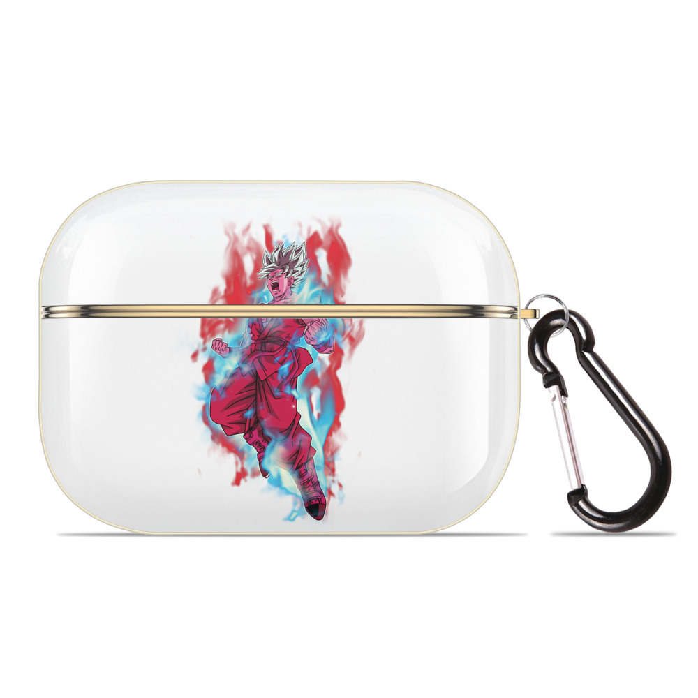 （画像用） ドラゴンボール 孫悟空（そん ごくう）Son Goku カカロット DRAGON BALL Kakarotto 【AirPods Pro用】ハードシェル保護ケース｜耐衝撃・防指紋・カラビナ付き商品仕様