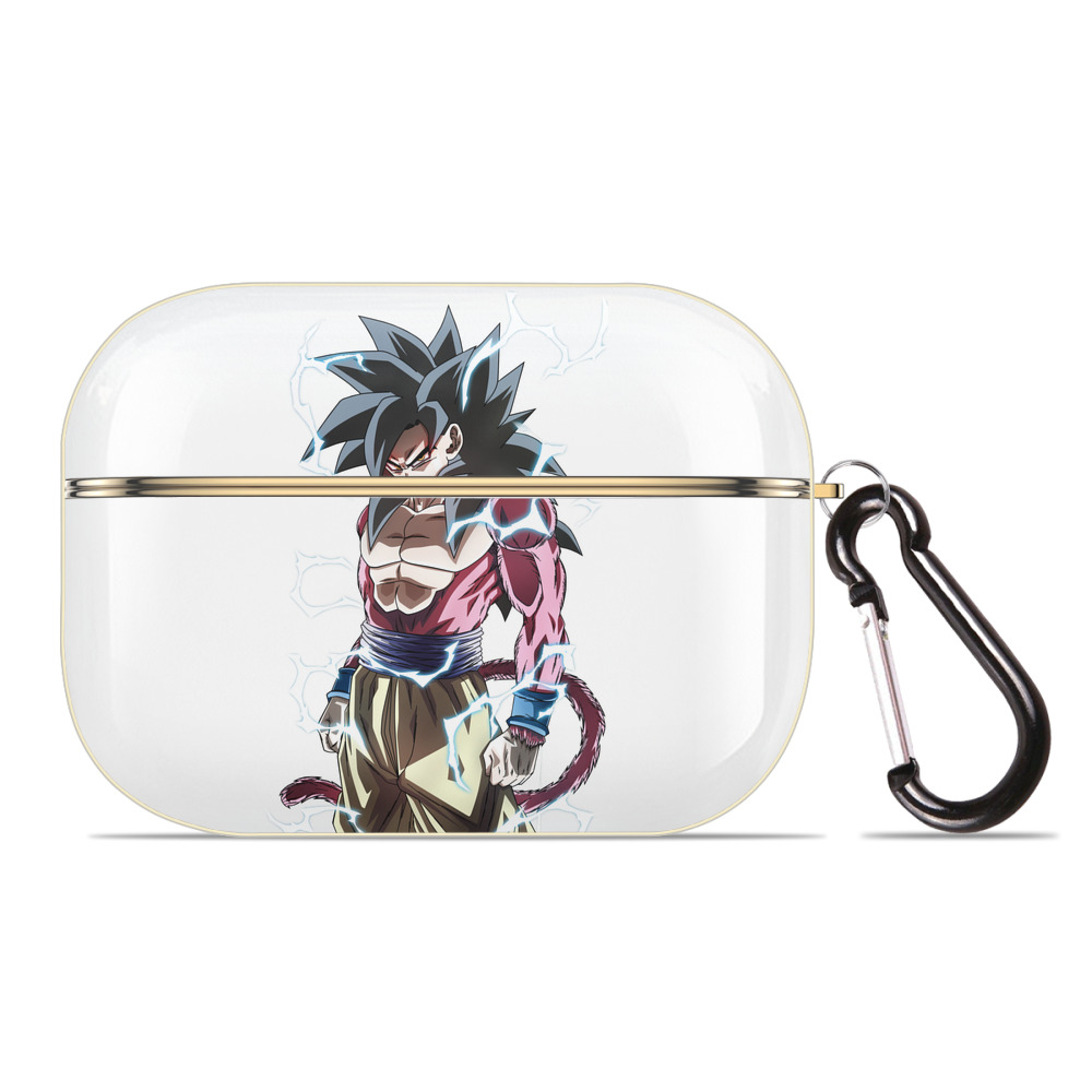（画像用） ドラゴンボール 孫悟空（そん ごくう）Son Goku カカロット DRAGON BALL Kakarotto 【AirPods Pro用】ハードシェル保護ケース｜耐衝撃・防指紋・カラビナ付き商品仕様