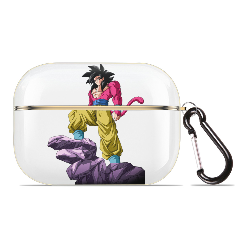 （画像用） ドラゴンボール 孫悟空（そん ごくう）Son Goku カカロット DRAGON BALL Kakarotto 【AirPods Pro用】ハードシェル保護ケース｜耐衝撃・防指紋・カラビナ付き商品仕様