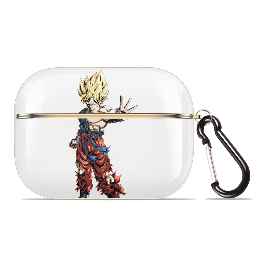 （画像用） ドラゴンボール 孫悟空（そん ごくう）Son Goku カカロット DRAGON BALL Kakarotto 【AirPods Pro用】ハードシェル保護ケース｜耐衝撃・防指紋・カラビナ付き商品仕様