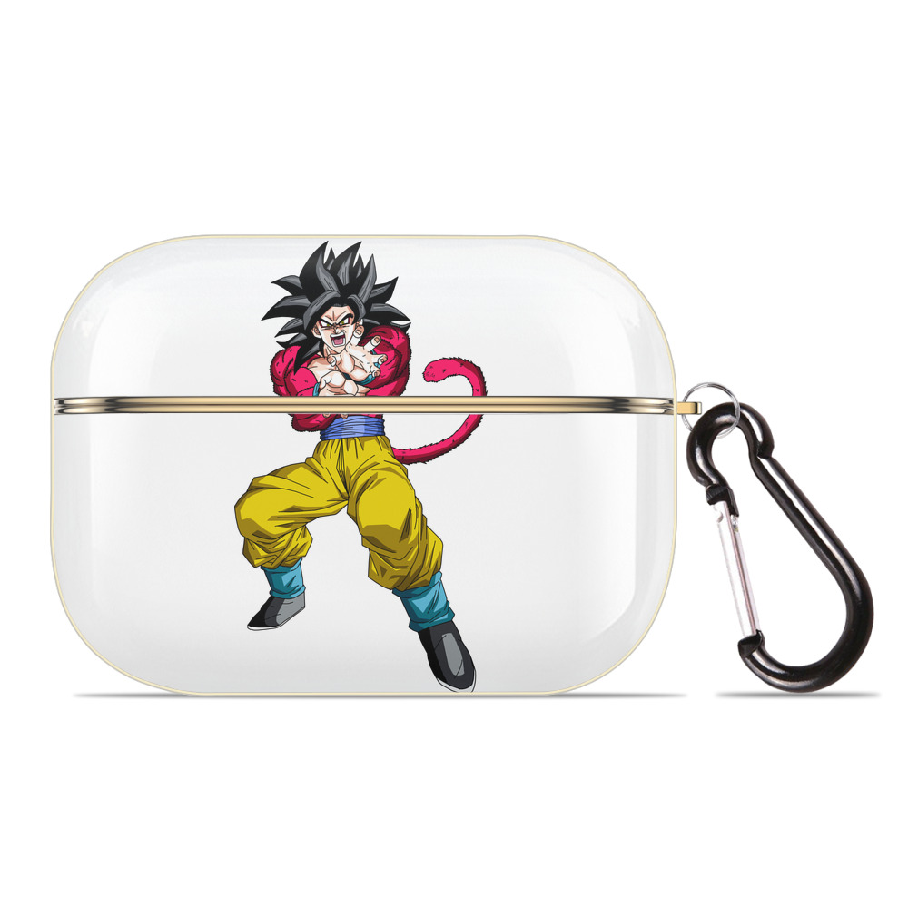 （画像用） ドラゴンボール 孫悟空（そん ごくう）Son Goku カカロット DRAGON BALL Kakarotto 【AirPods Pro用】ハードシェル保護ケース｜耐衝撃・防指紋・カラビナ付き商品仕様