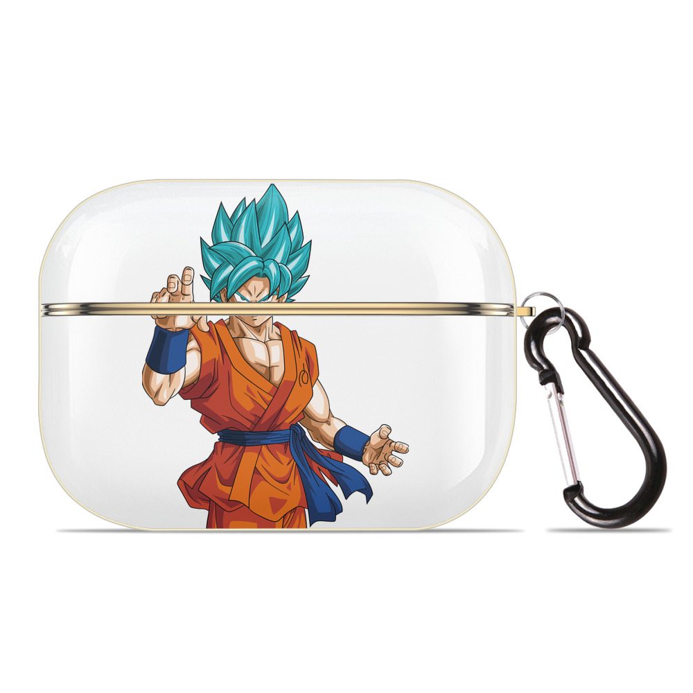 （画像用） ドラゴンボール 孫悟空（そん ごくう）Son Goku カカロット DRAGON BALL Kakarotto 【AirPods Pro用】ハードシェル保護ケース｜耐衝撃・防指紋・カラビナ付き商品仕様