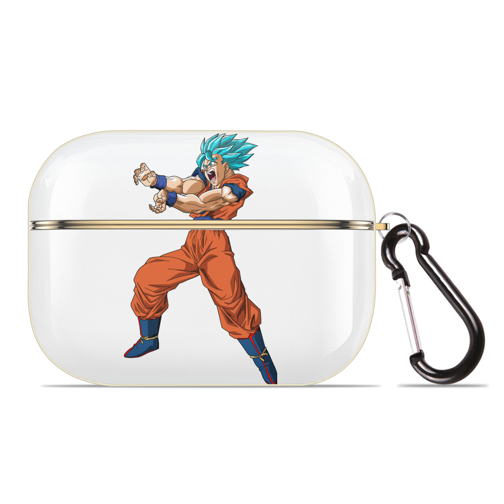 （画像用） ドラゴンボール 孫悟空（そん ごくう）Son Goku カカロット DRAGON BALL Kakarotto 【AirPods Pro用】ハードシェル保護ケース｜耐衝撃・防指紋・カラビナ付き商品仕様