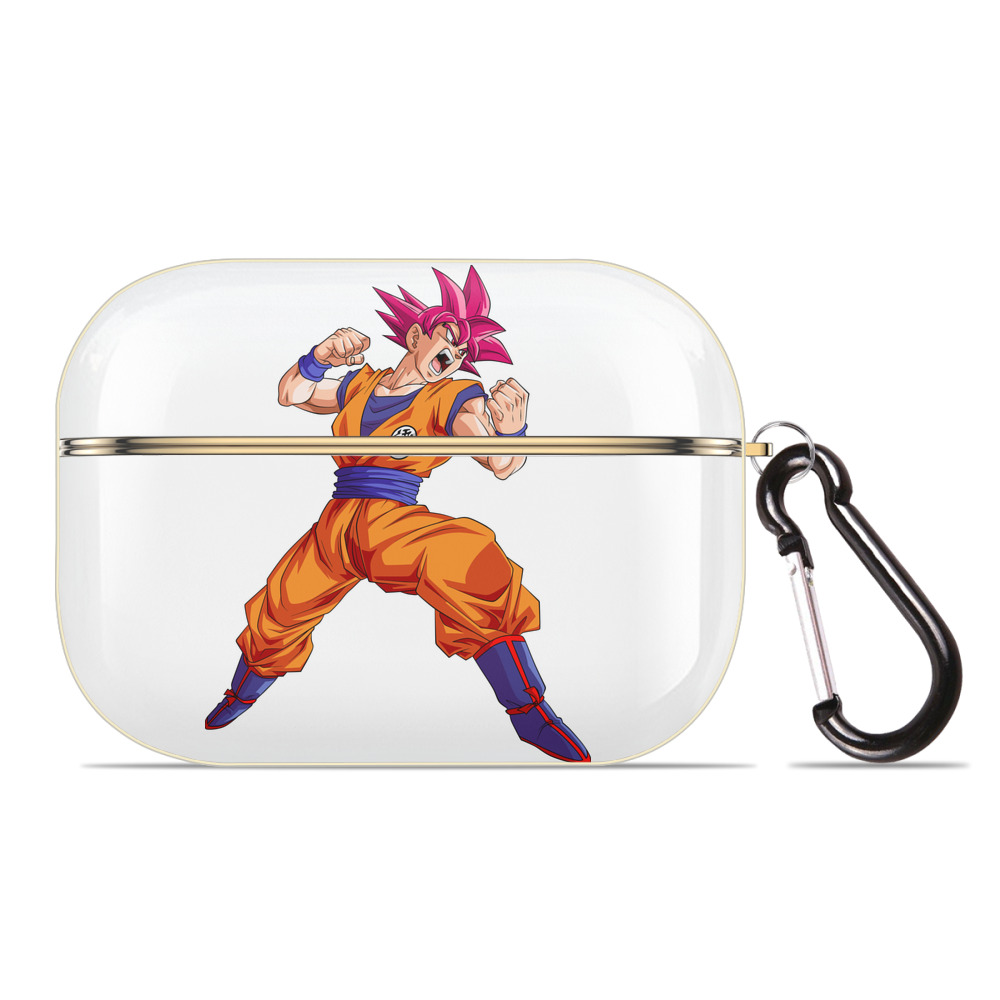 （画像用） ドラゴンボール 孫悟空（そん ごくう）Son Goku カカロット DRAGON BALL Kakarotto 【AirPods Pro用】ハードシェル保護ケース｜耐衝撃・防指紋・カラビナ付き商品仕様