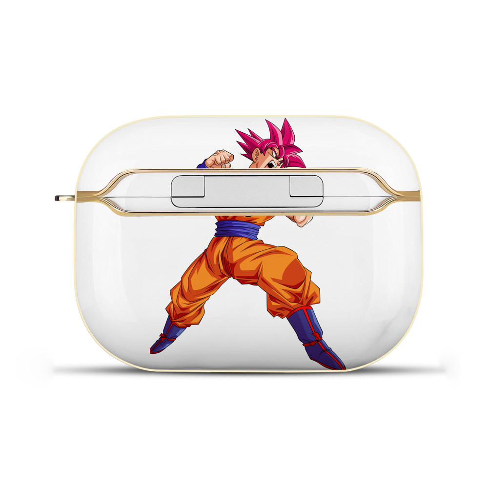 （画像用） ドラゴンボール 孫悟空（そん ごくう）Son Goku カカロット DRAGON BALL Kakarotto 【AirPods Pro用】ハードシェル保護ケース｜耐衝撃・防指紋・カラビナ付き商品仕様