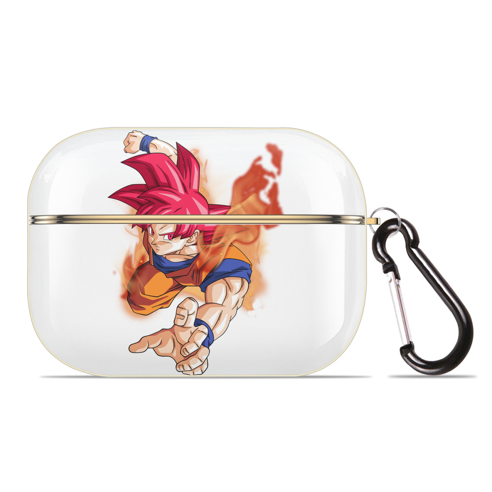 （画像用） ドラゴンボール 孫悟空（そん ごくう）Son Goku カカロット DRAGON BALL Kakarotto 【AirPods Pro用】ハードシェル保護ケース｜耐衝撃・防指紋・カラビナ付き商品仕様