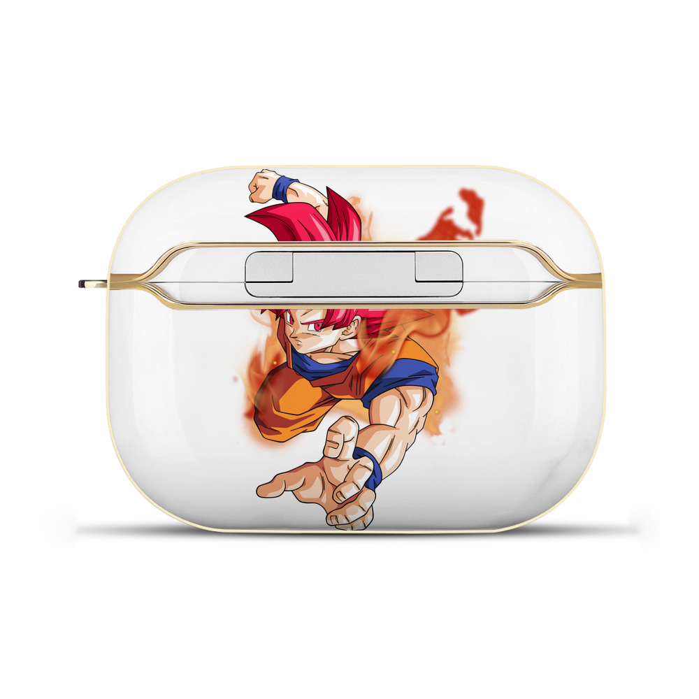 （画像用） ドラゴンボール 孫悟空（そん ごくう）Son Goku カカロット DRAGON BALL Kakarotto 【AirPods Pro用】ハードシェル保護ケース｜耐衝撃・防指紋・カラビナ付き商品仕様