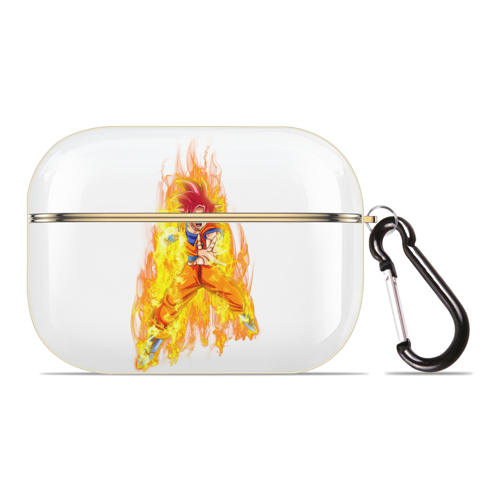 （画像用） ドラゴンボール 孫悟空（そん ごくう）Son Goku カカロット DRAGON BALL Kakarotto 【AirPods Pro用】ハードシェル保護ケース｜耐衝撃・防指紋・カラビナ付き商品仕様