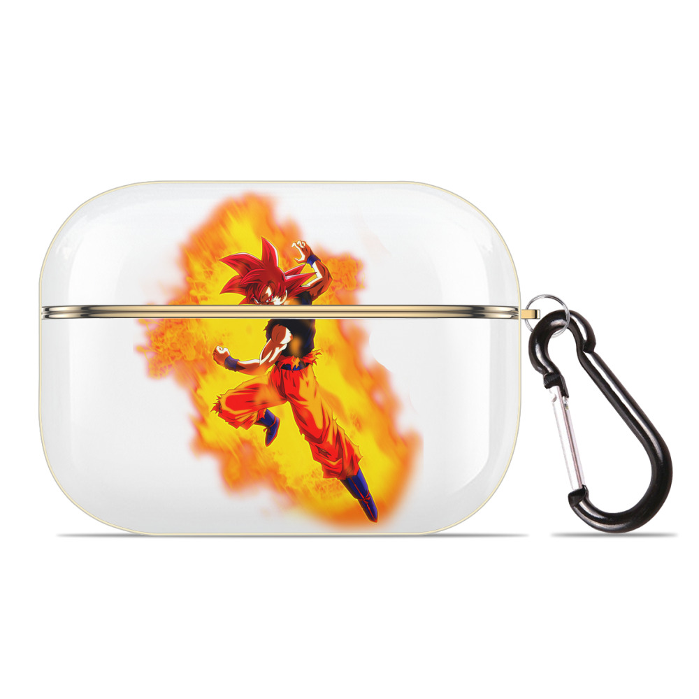（画像用） ドラゴンボール 孫悟空（そん ごくう）Son Goku カカロット DRAGON BALL Kakarotto 【AirPods Pro用】ハードシェル保護ケース｜耐衝撃・防指紋・カラビナ付き商品仕様