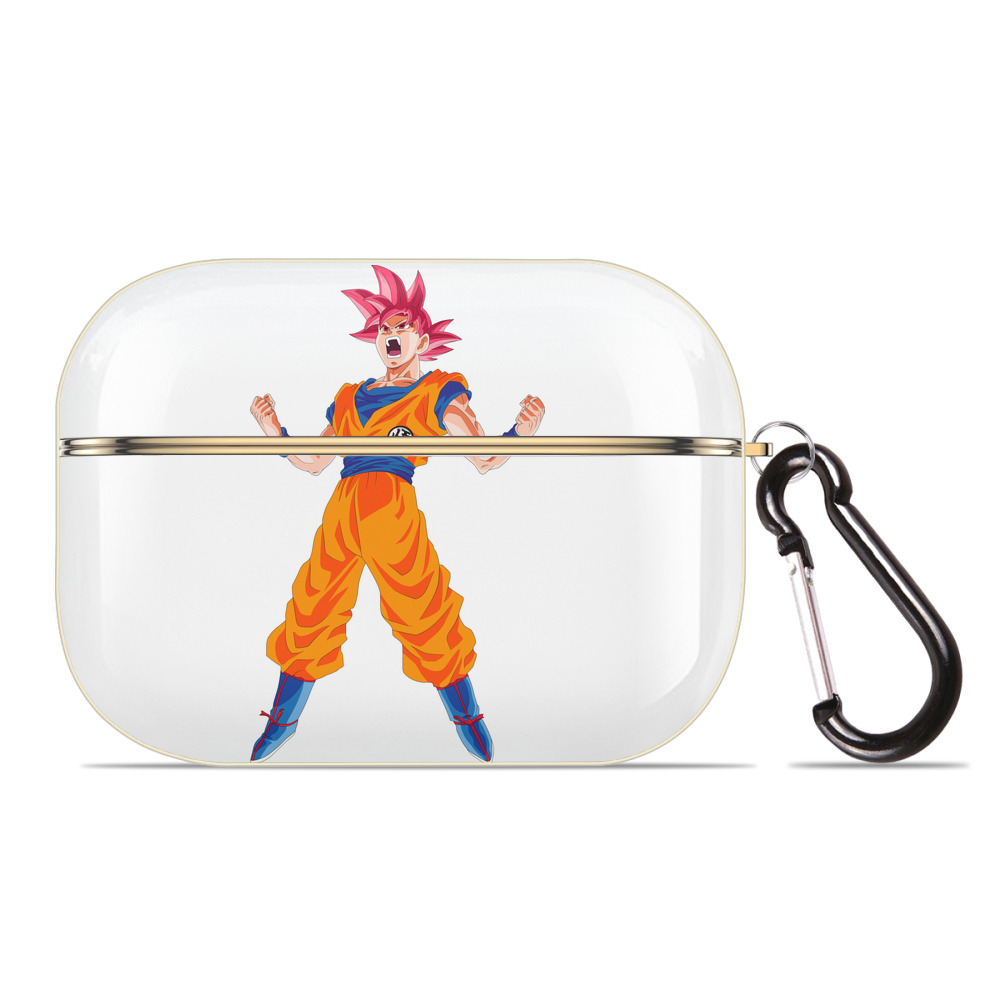 （画像用） ドラゴンボール 孫悟空（そん ごくう）Son Goku カカロット DRAGON BALL Kakarotto 【AirPods Pro用】ハードシェル保護ケース｜耐衝撃・防指紋・カラビナ付き商品仕様