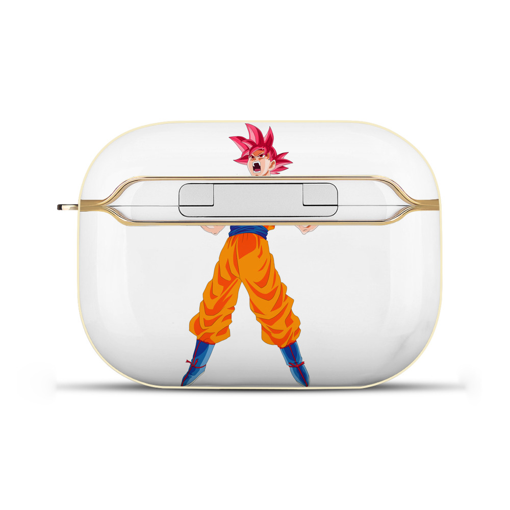 （画像用） ドラゴンボール 孫悟空（そん ごくう）Son Goku カカロット DRAGON BALL Kakarotto 【AirPods Pro用】ハードシェル保護ケース｜耐衝撃・防指紋・カラビナ付き商品仕様