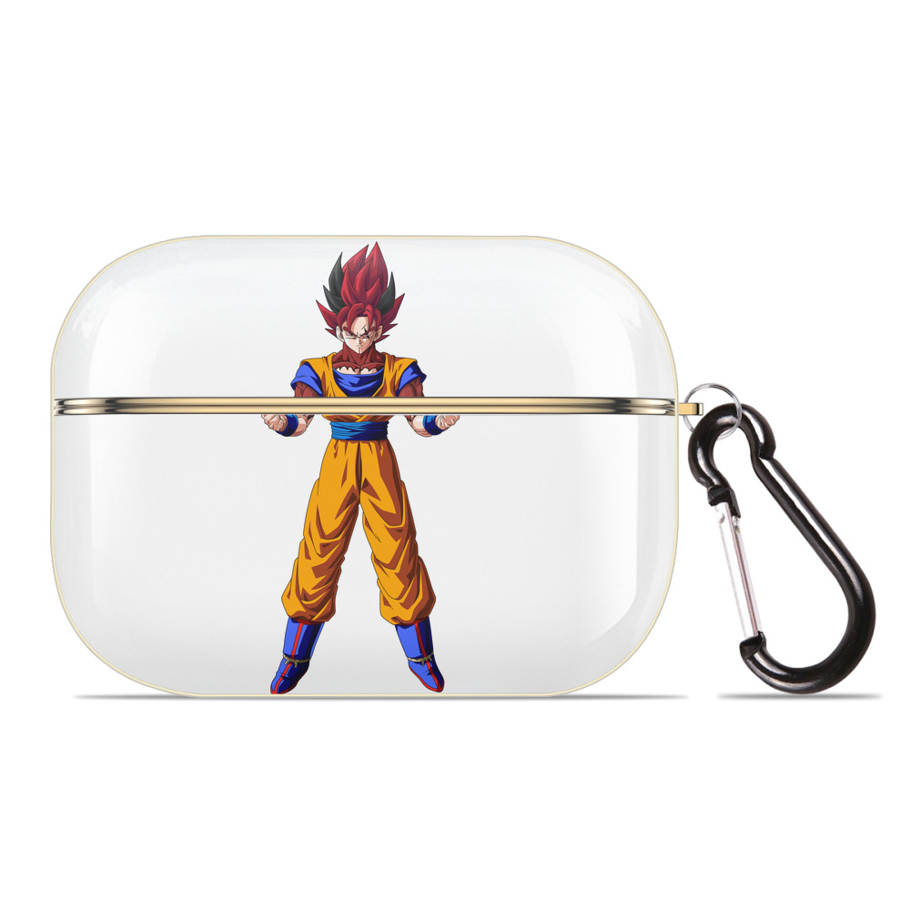 （画像用） ドラゴンボール 孫悟空（そん ごくう）Son Goku カカロット DRAGON BALL Kakarotto 【AirPods Pro用】ハードシェル保護ケース｜耐衝撃・防指紋・カラビナ付き商品仕様