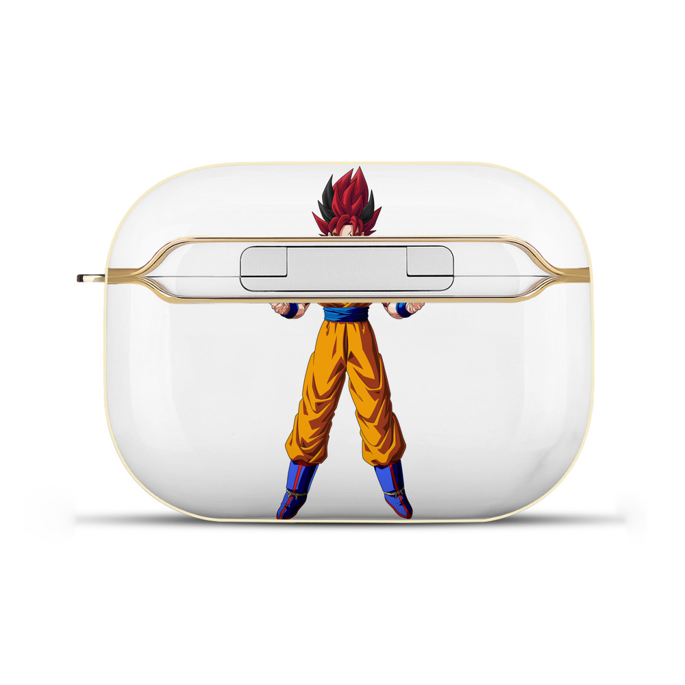 （画像用） ドラゴンボール 孫悟空（そん ごくう）Son Goku カカロット DRAGON BALL Kakarotto 【AirPods Pro用】ハードシェル保護ケース｜耐衝撃・防指紋・カラビナ付き商品仕様