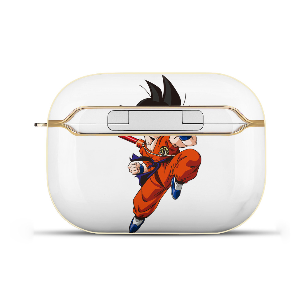 （画像用） ドラゴンボール 孫悟空（そん ごくう）Son Goku カカロット DRAGON BALL Kakarotto 【AirPods Pro用】ハードシェル保護ケース｜耐衝撃・防指紋・カラビナ付き商品仕様