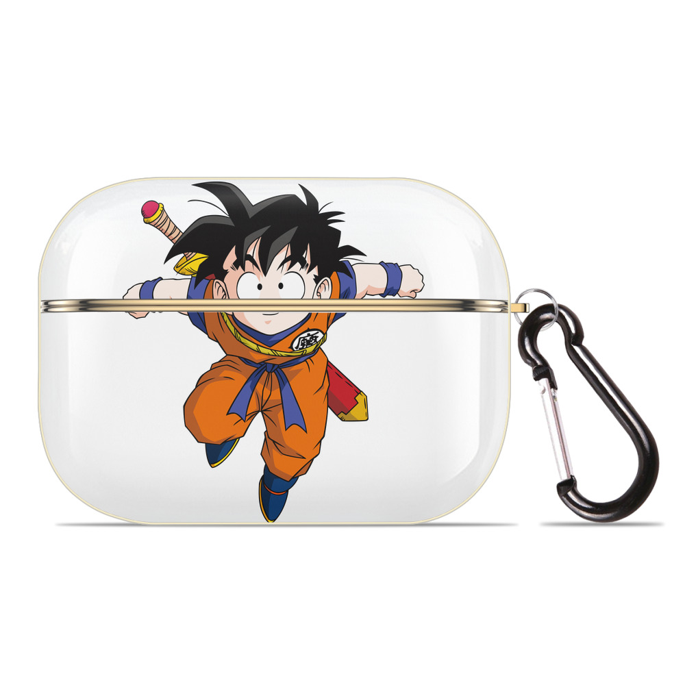 （画像用） ドラゴンボール 孫悟空（そん ごくう）Son Goku カカロット DRAGON BALL Kakarotto 【AirPods Pro用】ハードシェル保護ケース｜耐衝撃・防指紋・カラビナ付き商品仕様