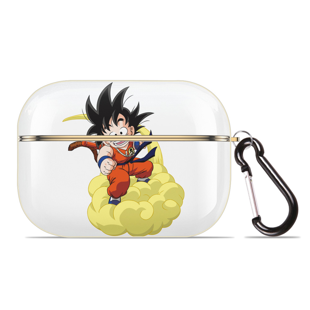 （画像用） ドラゴンボール 孫悟空（そん ごくう）Son Goku カカロット DRAGON BALL Kakarotto 【AirPods Pro用】ハードシェル保護ケース｜耐衝撃・防指紋・カラビナ付き商品仕様