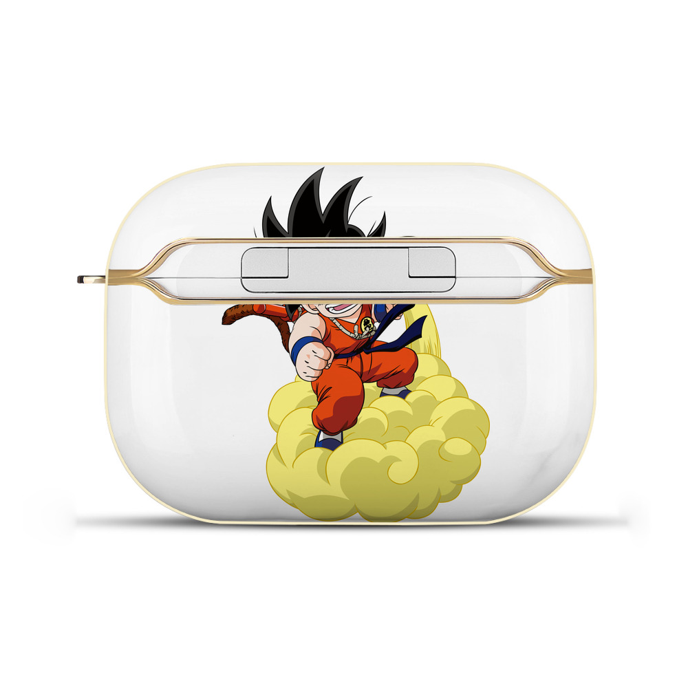 （画像用） ドラゴンボール 孫悟空（そん ごくう）Son Goku カカロット DRAGON BALL Kakarotto 【AirPods Pro用】ハードシェル保護ケース｜耐衝撃・防指紋・カラビナ付き商品仕様