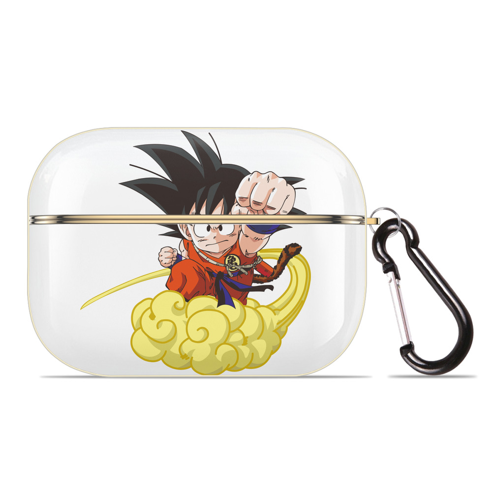 （画像用） ドラゴンボール 孫悟空（そん ごくう）Son Goku カカロット DRAGON BALL Kakarotto 【AirPods Pro用】ハードシェル保護ケース｜耐衝撃・防指紋・カラビナ付き商品仕様