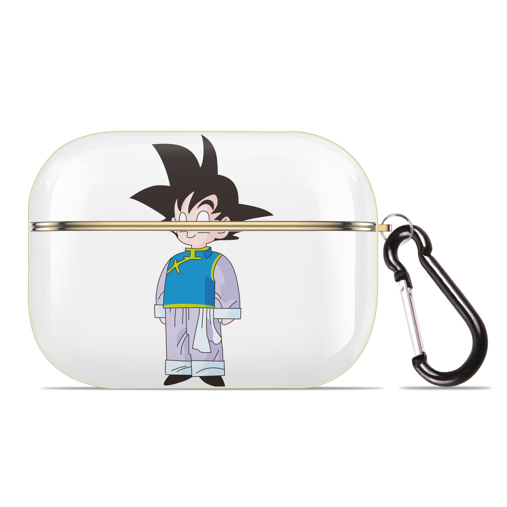 （画像用） ドラゴンボール 孫悟空（そん ごくう）Son Goku カカロット DRAGON BALL Kakarotto 【AirPods Pro用】ハードシェル保護ケース｜耐衝撃・防指紋・カラビナ付き商品仕様
