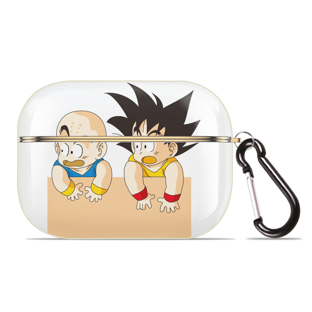 （画像用） ドラゴンボール 孫悟空（そん ごくう）Son Goku カカロット DRAGON BALL Kakarotto 【AirPods Pro用】ハードシェル保護ケース｜耐衝撃・防指紋・カラビナ付き商品仕様