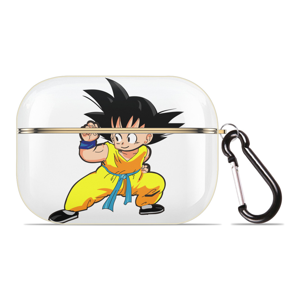 （画像用） ドラゴンボール 孫悟空（そん ごくう）Son Goku カカロット DRAGON BALL Kakarotto 【AirPods Pro用】ハードシェル保護ケース｜耐衝撃・防指紋・カラビナ付き商品仕様