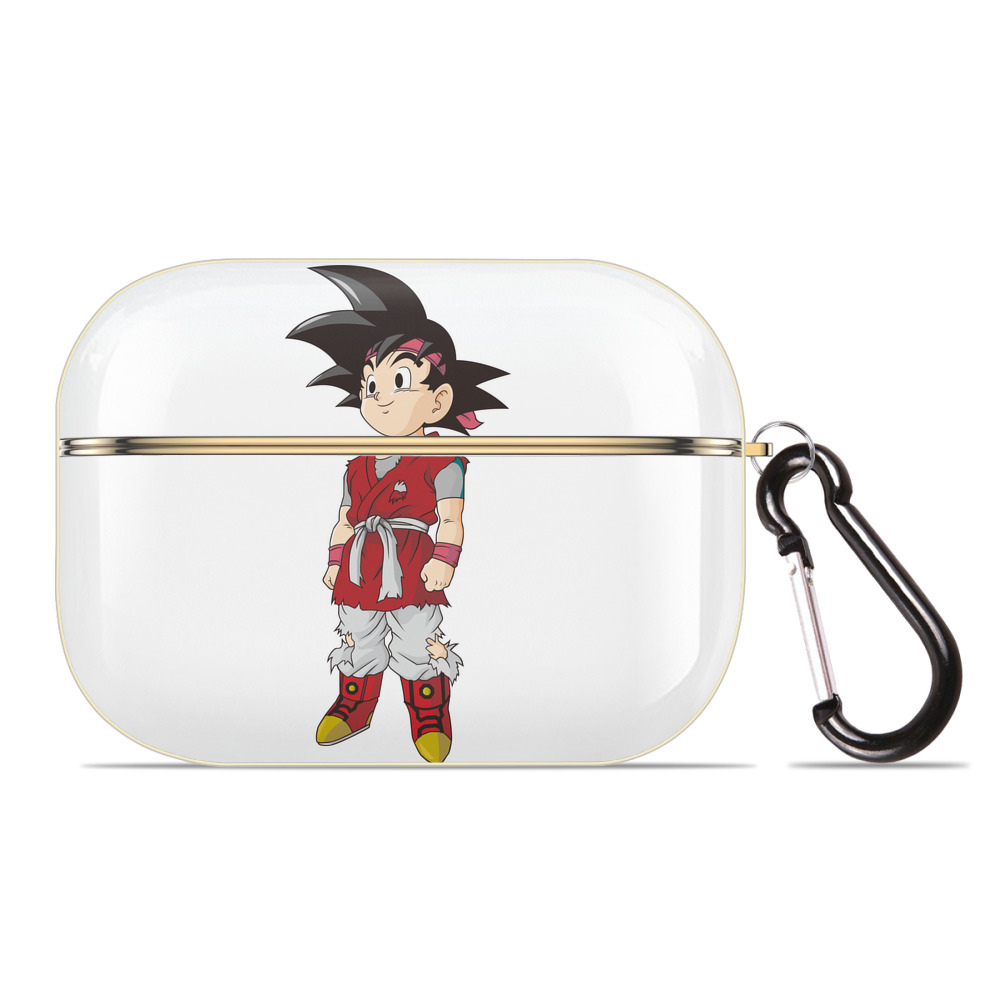 （画像用） ドラゴンボール 孫悟空（そん ごくう）Son Goku カカロット DRAGON BALL Kakarotto 【AirPods Pro用】ハードシェル保護ケース｜耐衝撃・防指紋・カラビナ付き商品仕様