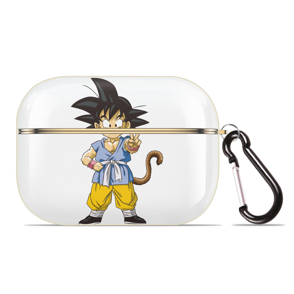 （画像用） ドラゴンボール 孫悟空（そん ごくう）Son Goku カカロット DRAGON BALL Kakarotto 【AirPods Pro用】ハードシェル保護ケース｜耐衝撃・防指紋・カラビナ付き商品仕様
