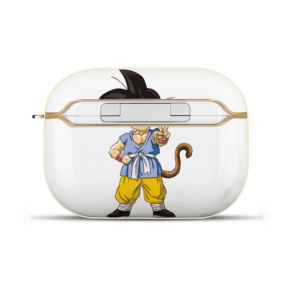（画像用） ドラゴンボール 孫悟空（そん ごくう）Son Goku カカロット DRAGON BALL Kakarotto 【AirPods Pro用】ハードシェル保護ケース｜耐衝撃・防指紋・カラビナ付き商品仕様
