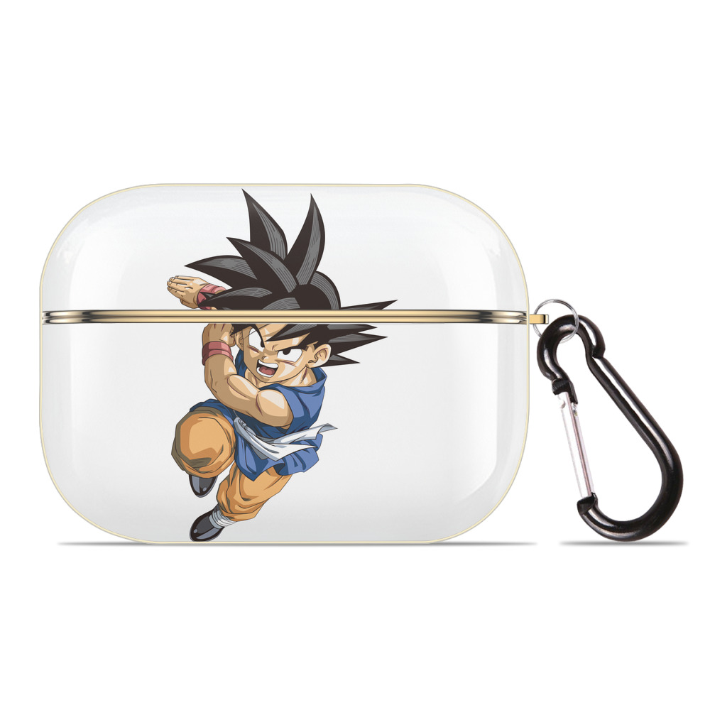 （画像用） ドラゴンボール 孫悟空（そん ごくう）Son Goku カカロット DRAGON BALL Kakarotto 【AirPods Pro用】ハードシェル保護ケース｜耐衝撃・防指紋・カラビナ付き商品仕様
