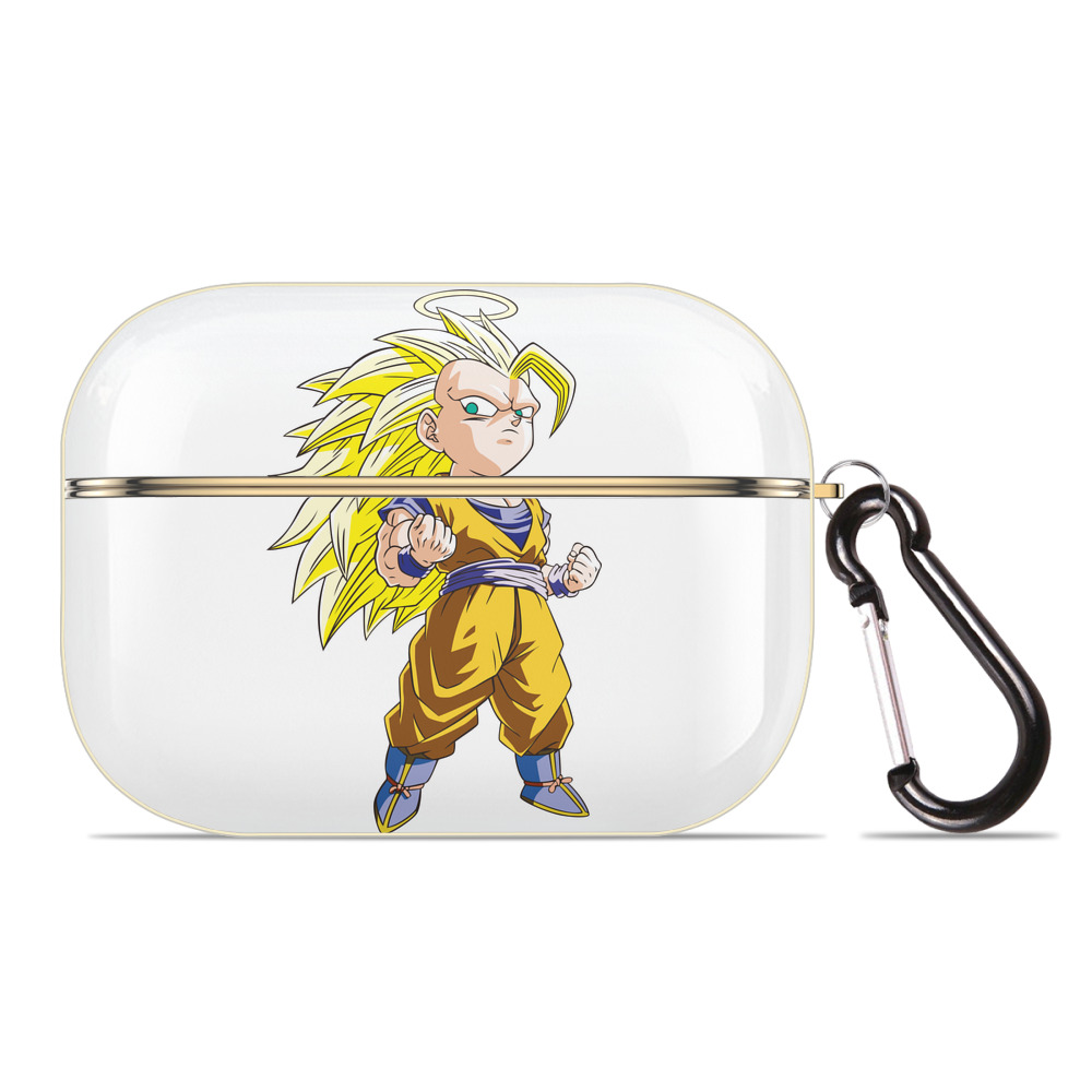（画像用） ドラゴンボール 孫悟空（そん ごくう）Son Goku カカロット DRAGON BALL Kakarotto 【AirPods Pro用】ハードシェル保護ケース｜耐衝撃・防指紋・カラビナ付き商品仕様