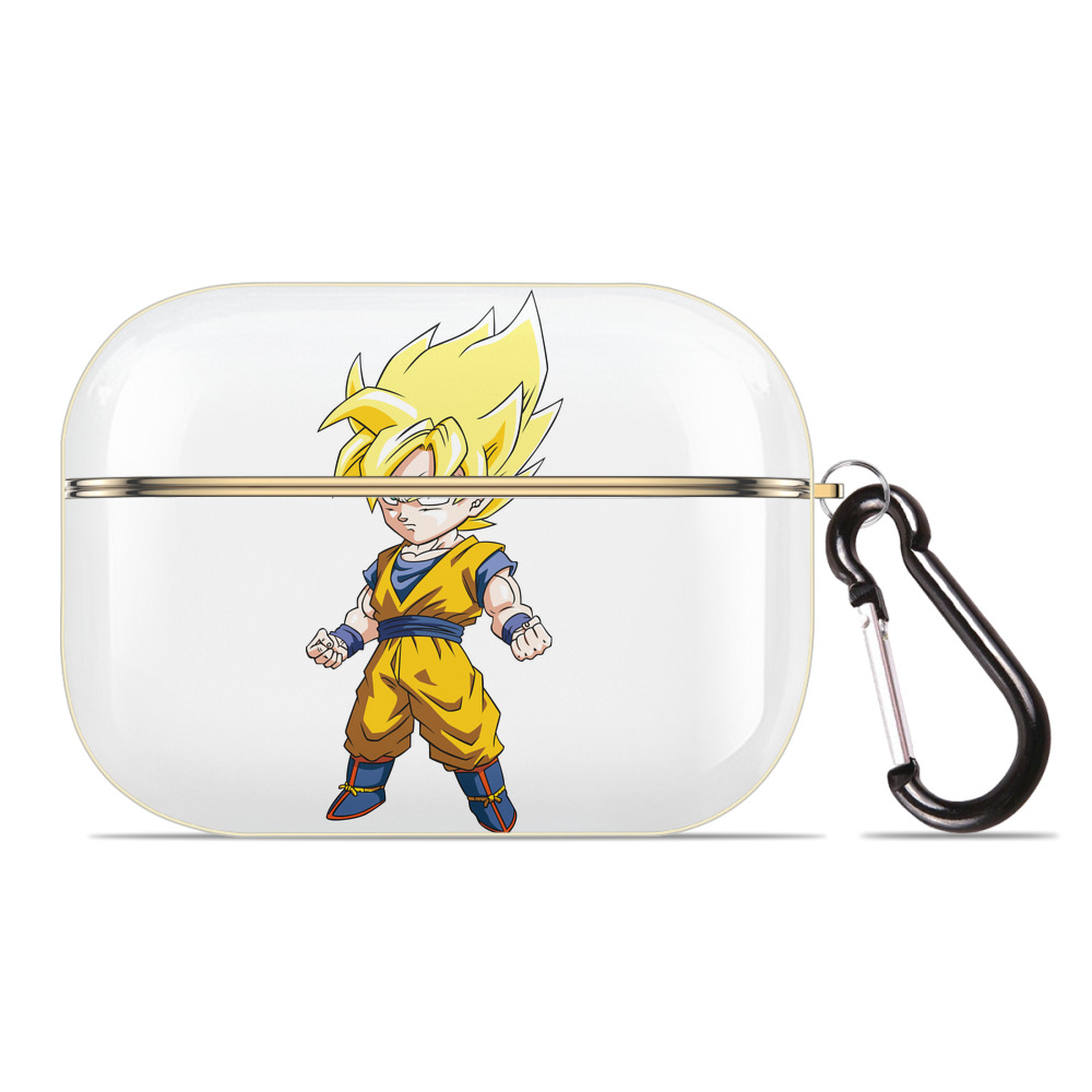 （画像用） ドラゴンボール 孫悟空（そん ごくう）Son Goku カカロット DRAGON BALL Kakarotto 【AirPods Pro用】ハードシェル保護ケース｜耐衝撃・防指紋・カラビナ付き商品仕様