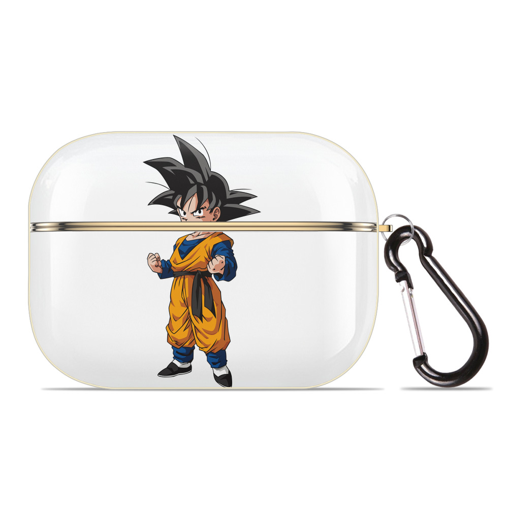 （画像用） ドラゴンボール 孫悟空（そん ごくう）Son Goku カカロット DRAGON BALL Kakarotto 【AirPods Pro用】ハードシェル保護ケース｜耐衝撃・防指紋・カラビナ付き商品仕様