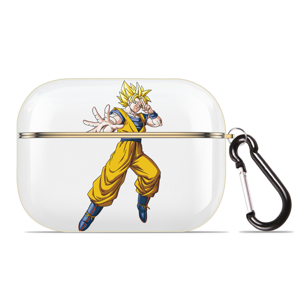 （画像用） ドラゴンボール 孫悟空（そん ごくう）Son Goku カカロット DRAGON BALL Kakarotto 【AirPods Pro用】ハードシェル保護ケース｜耐衝撃・防指紋・カラビナ付き商品仕様