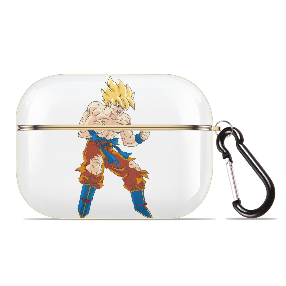 （画像用） ドラゴンボール 孫悟空（そん ごくう）Son Goku カカロット DRAGON BALL Kakarotto 【AirPods Pro用】ハードシェル保護ケース｜耐衝撃・防指紋・カラビナ付き商品仕様
