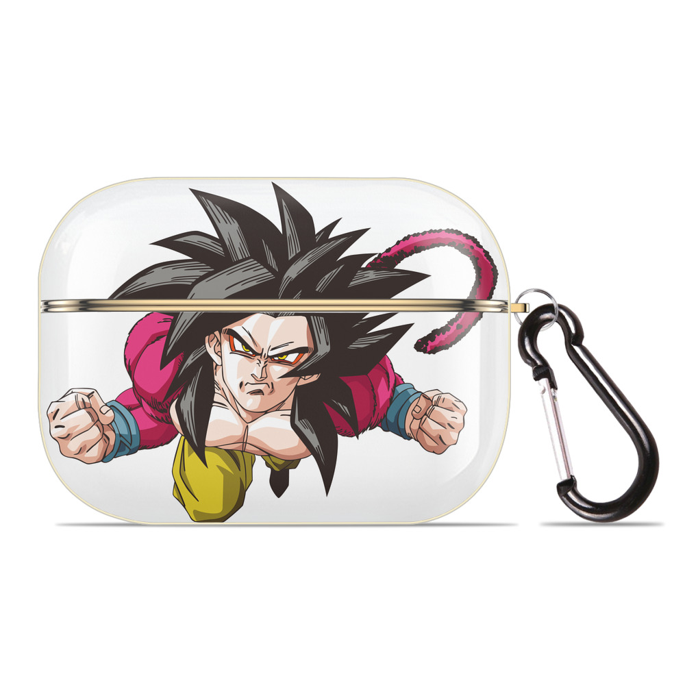 （画像用） ドラゴンボール 孫悟空（そん ごくう）Son Goku カカロット DRAGON BALL Kakarotto 【AirPods Pro用】ハードシェル保護ケース｜耐衝撃・防指紋・カラビナ付き商品仕様