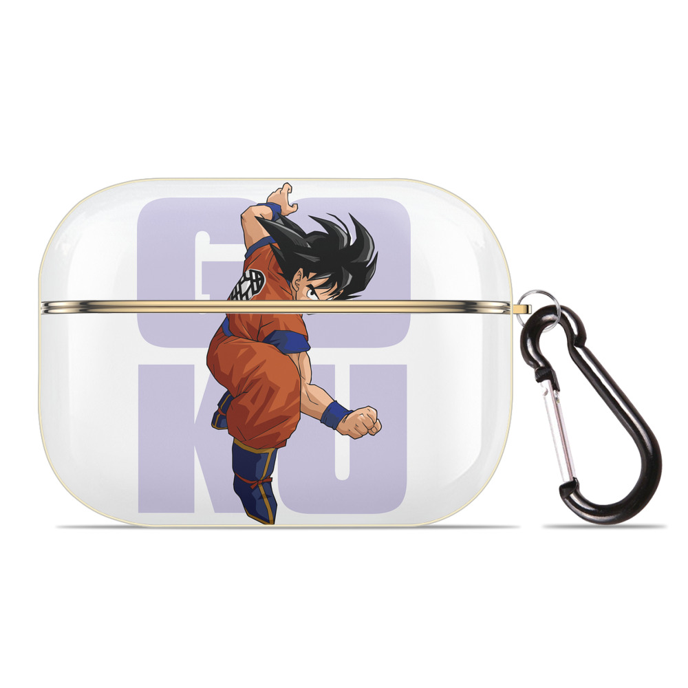 （画像用） ドラゴンボール 孫悟空（そん ごくう）Son Goku カカロット DRAGON BALL Kakarotto 【AirPods Pro用】ハードシェル保護ケース｜耐衝撃・防指紋・カラビナ付き商品仕様