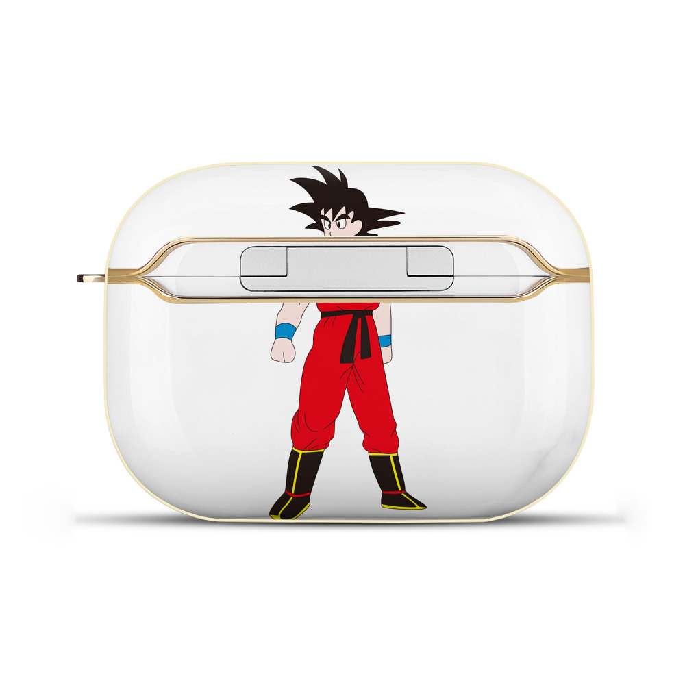 （画像用） ドラゴンボール 孫悟空（そん ごくう）Son Goku カカロット DRAGON BALL Kakarotto 【AirPods Pro用】ハードシェル保護ケース｜耐衝撃・防指紋・カラビナ付き商品仕様