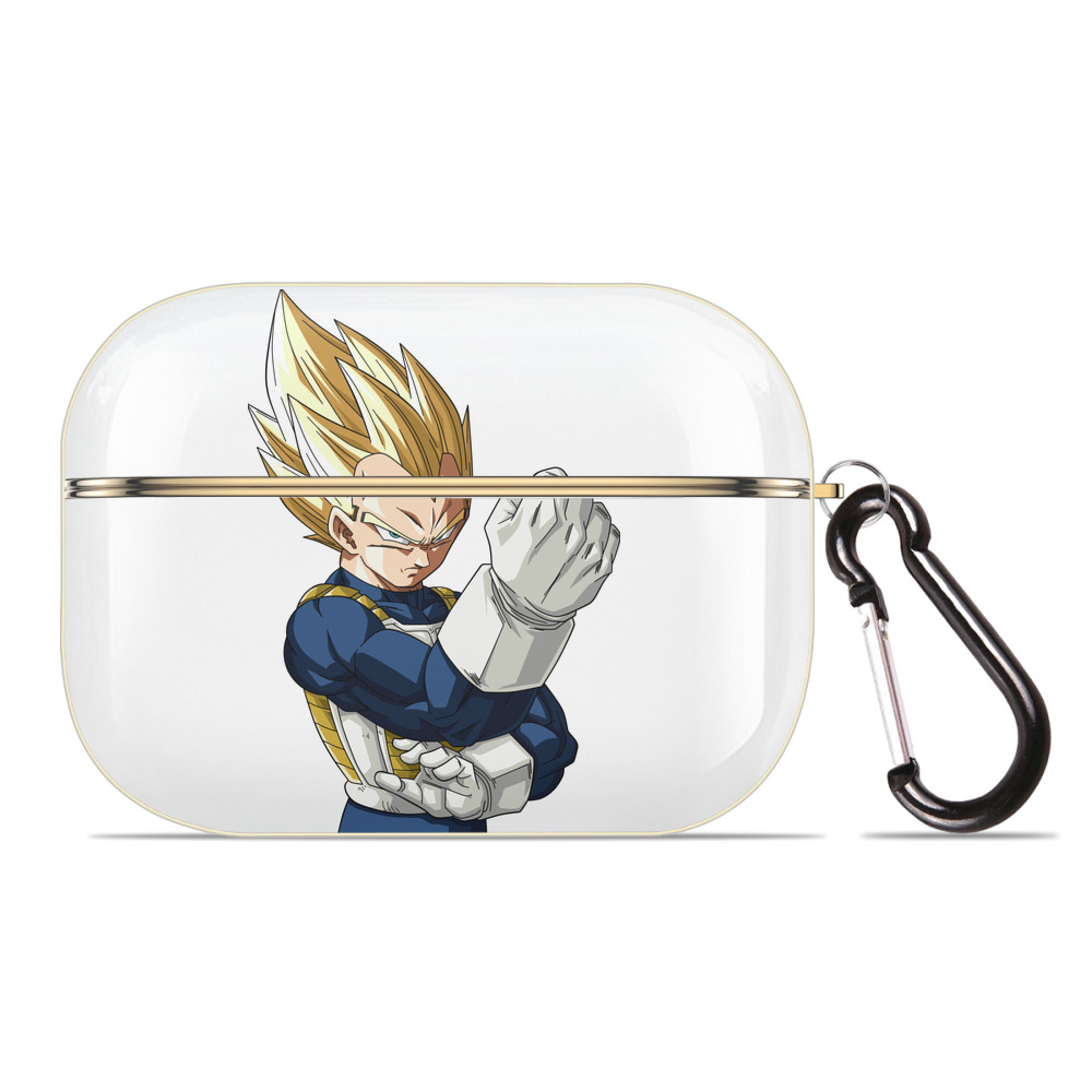 （画像用） ドラゴンボール ベジータ四世（Bejīta Yonsei）DRAGON BALL Vegeta IV 【AirPods Pro用】ハードシェル保護ケース｜耐衝撃・防指紋・カラビナ付き商品仕様