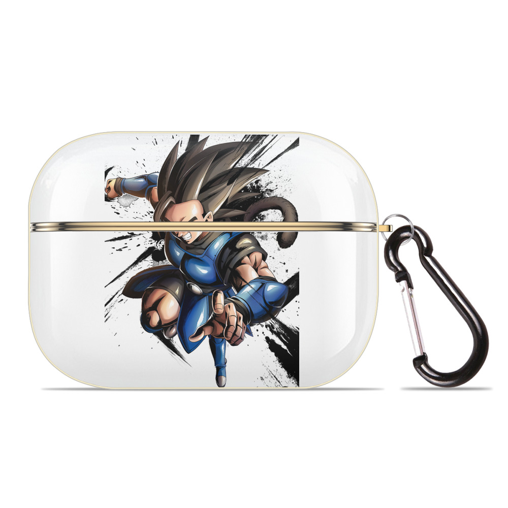 （画像用） ドラゴンボール ベジータ四世（Bejīta Yonsei）DRAGON BALL Vegeta IV 【AirPods Pro用】ハードシェル保護ケース｜耐衝撃・防指紋・カラビナ付き商品仕様