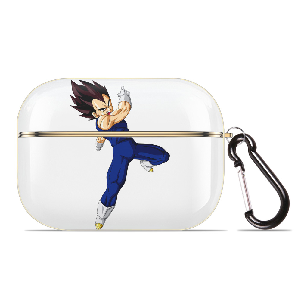 （画像用） ドラゴンボール ベジータ四世（Bejīta Yonsei）DRAGON BALL Vegeta IV 【AirPods Pro用】ハードシェル保護ケース｜耐衝撃・防指紋・カラビナ付き商品仕様