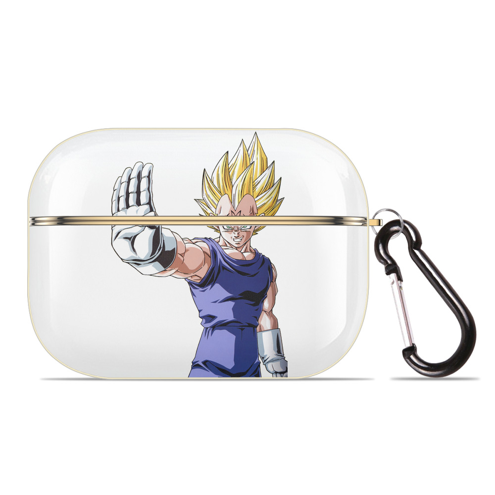 （画像用） ドラゴンボール ベジータ四世（Bejīta Yonsei）DRAGON BALL Vegeta IV 【AirPods Pro用】ハードシェル保護ケース｜耐衝撃・防指紋・カラビナ付き商品仕様