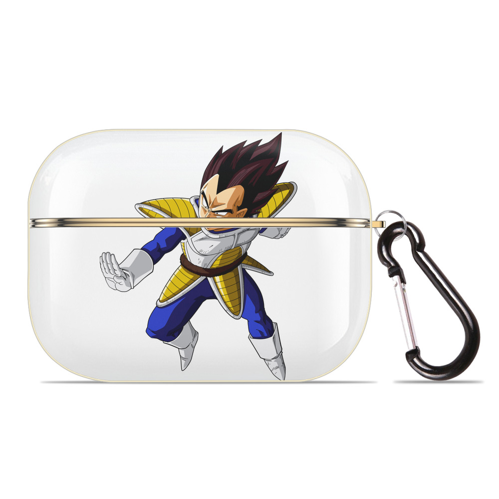 （画像用） ドラゴンボール ベジータ四世（Bejīta Yonsei）DRAGON BALL Vegeta IV 【AirPods Pro用】ハードシェル保護ケース｜耐衝撃・防指紋・カラビナ付き商品仕様